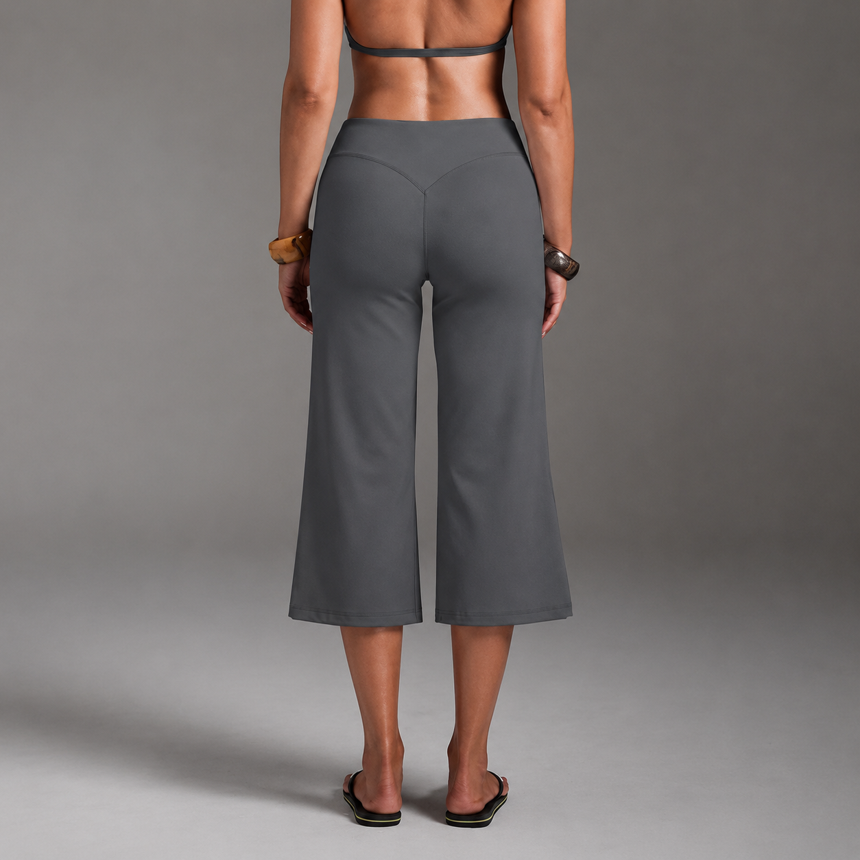 Casual Versatile Wide Loose Capri Pants For Women