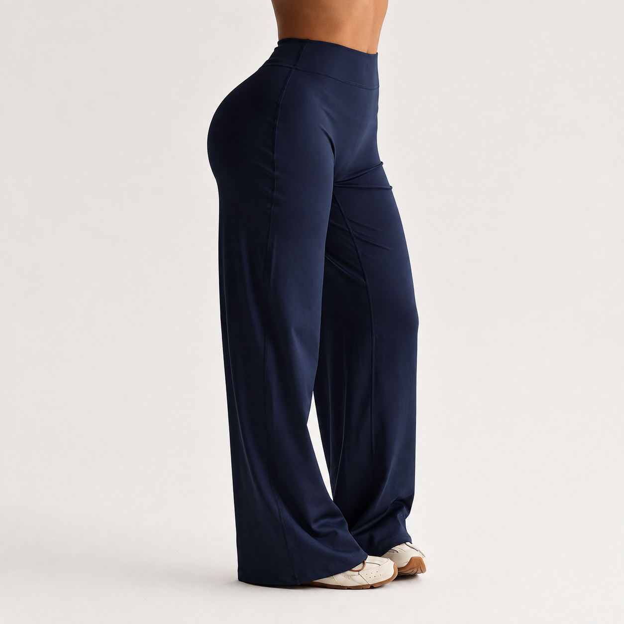 Casual Wide Flare Workout Sports Pants For Women