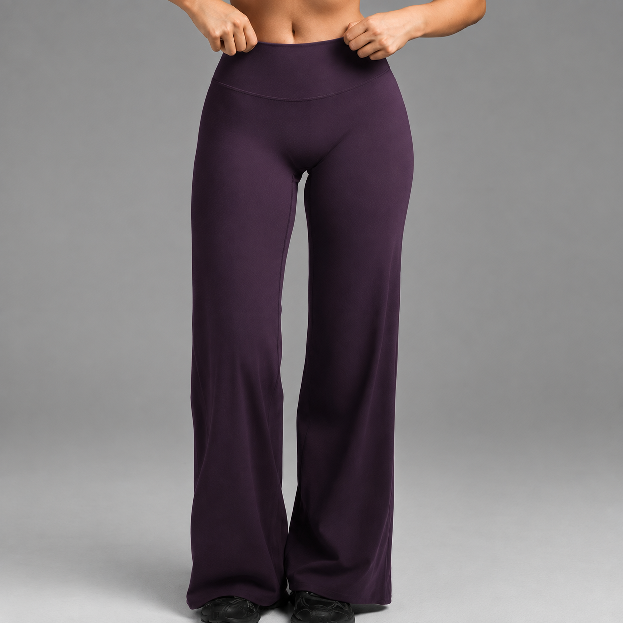 Casual Wide Flare Workout Sports Pants For Women