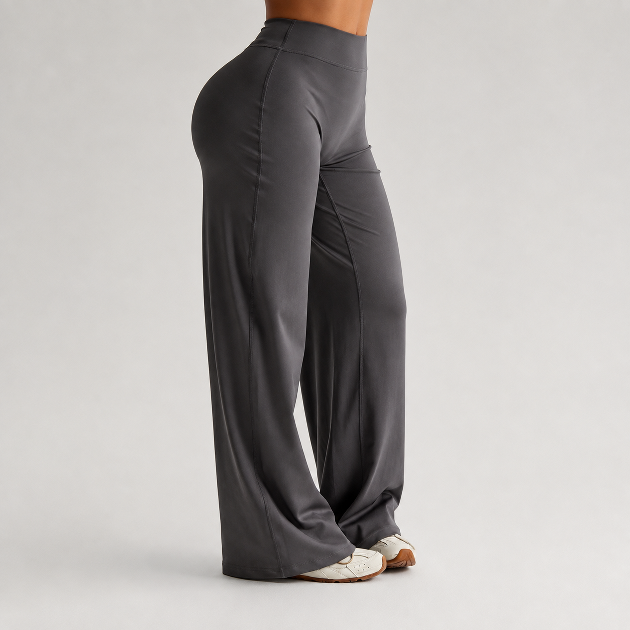 Casual Wide Flare Workout Sports Pants For Women