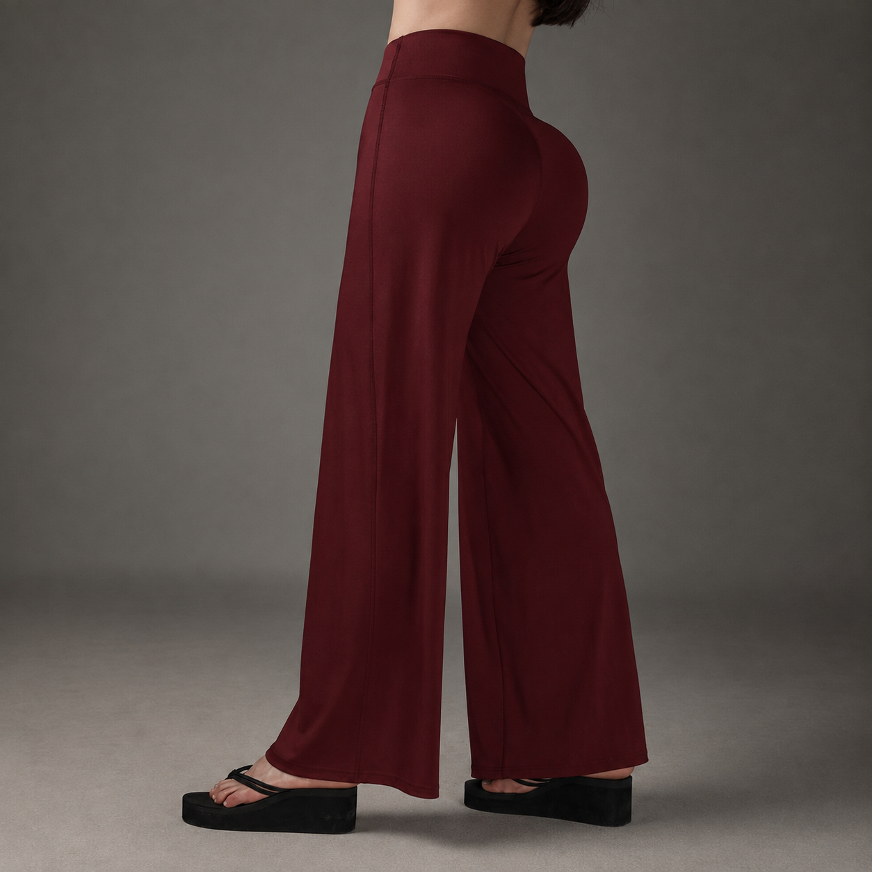 Casual Wide Flare Workout Sports Pants For Women