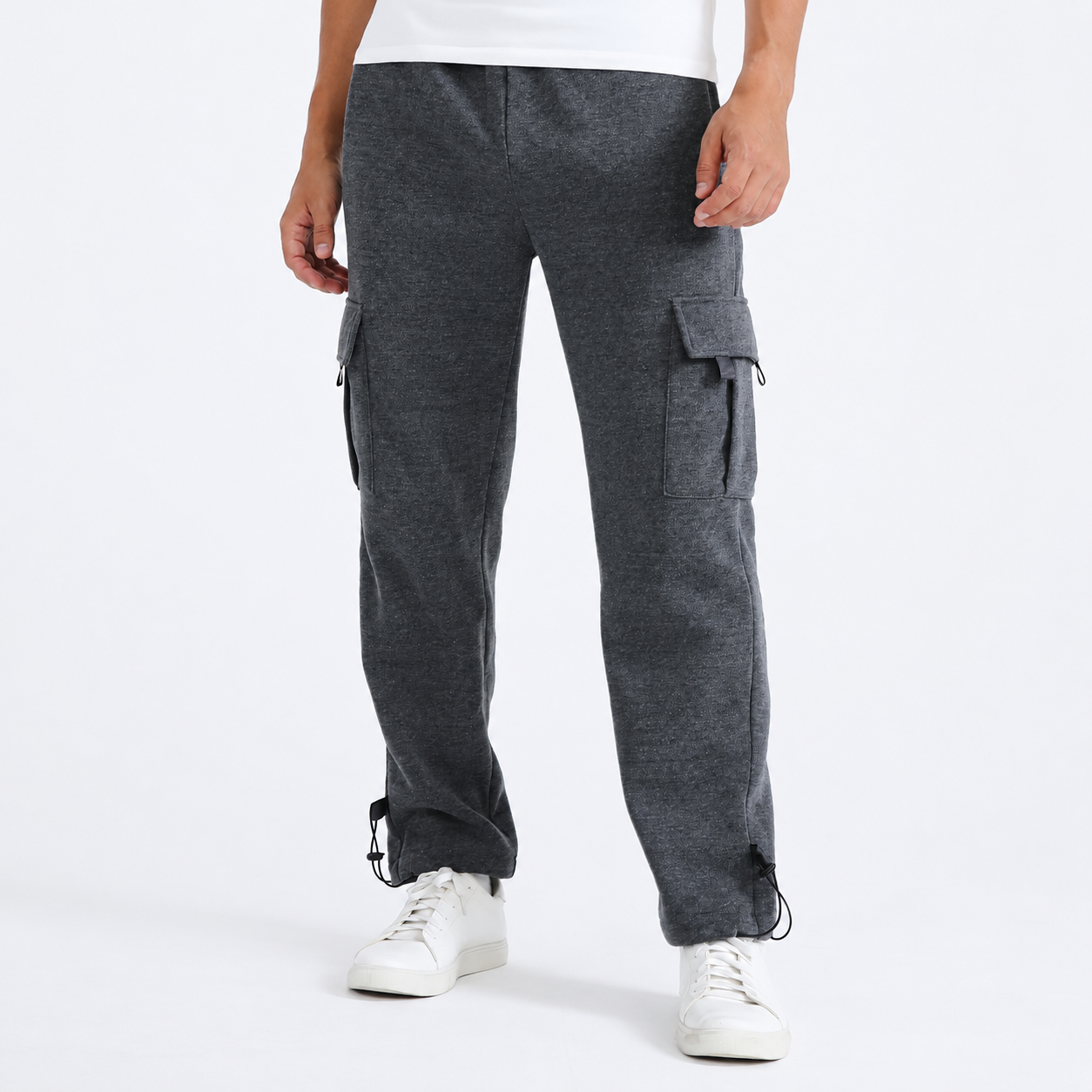 Straight Length Pants With Slant Pockets For Women