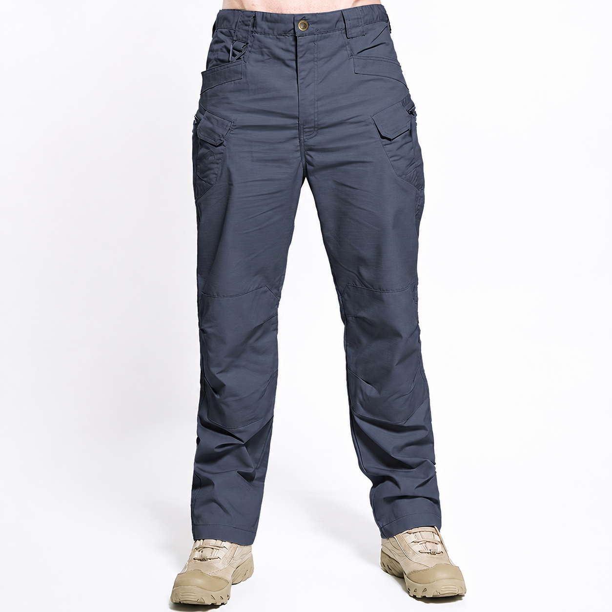 Utility Cargo Pants with Multiple Pockets for Men