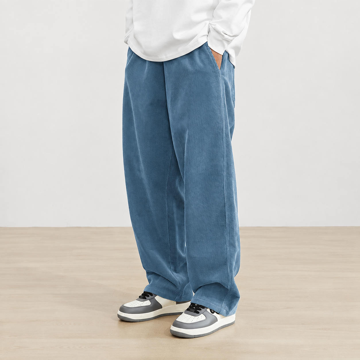 Casual Vintage Corduroy Cargo Pants For Men