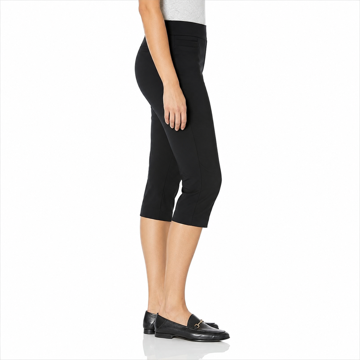 Pull On Stretch Capri Pants For Women