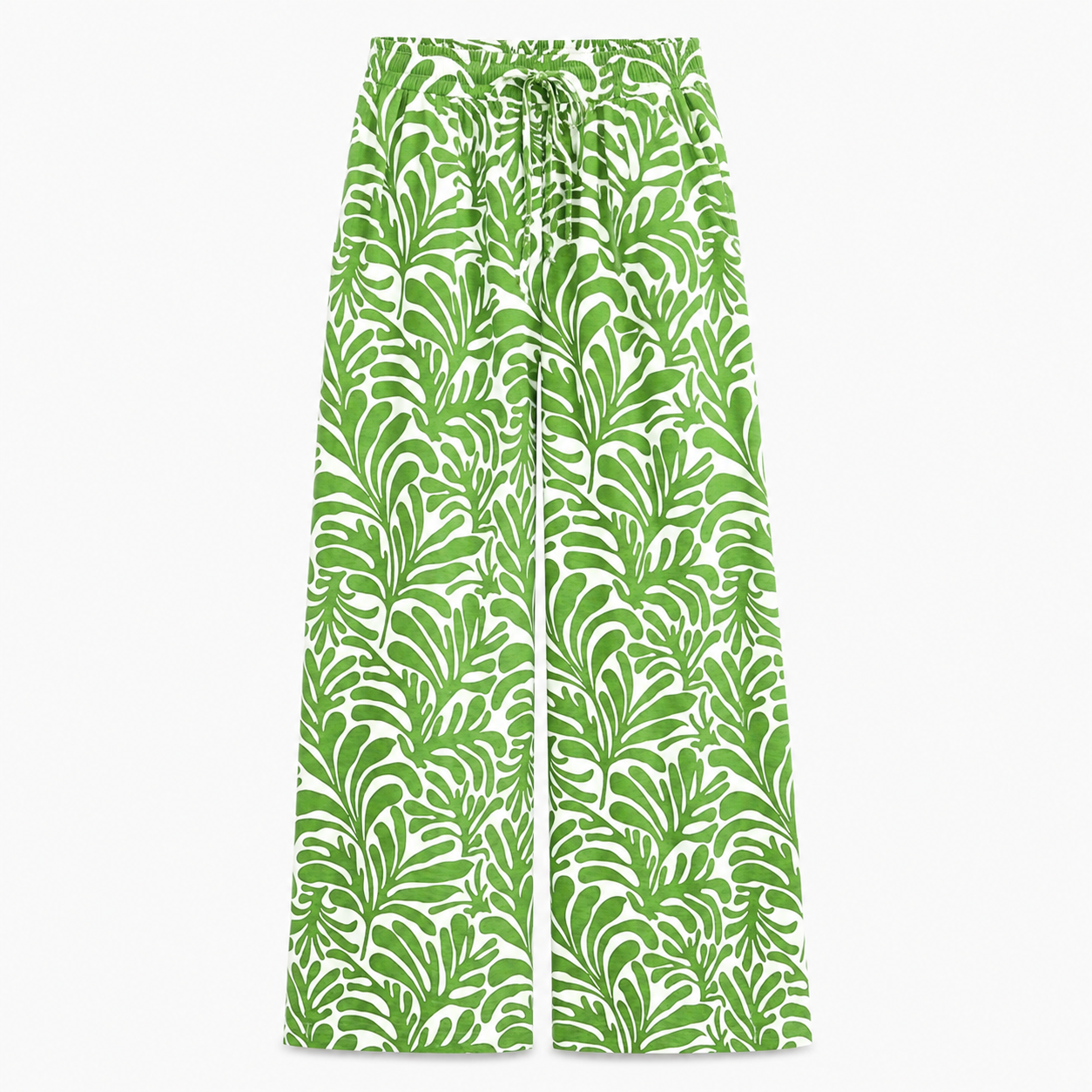 Lightweight Palazzo Pants With Elastic Fit For Women
