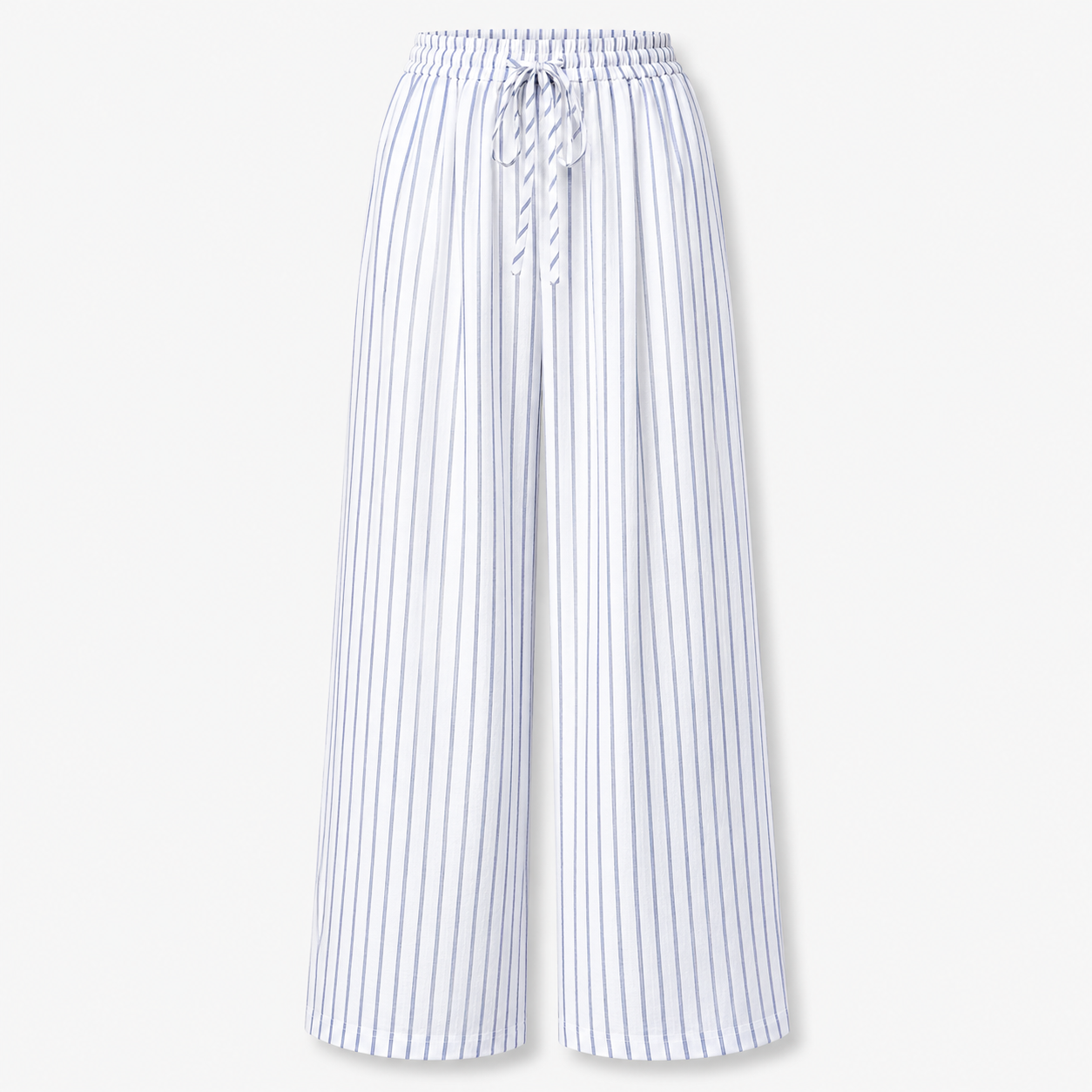 Lightweight Palazzo Pants With Elastic Fit For Women