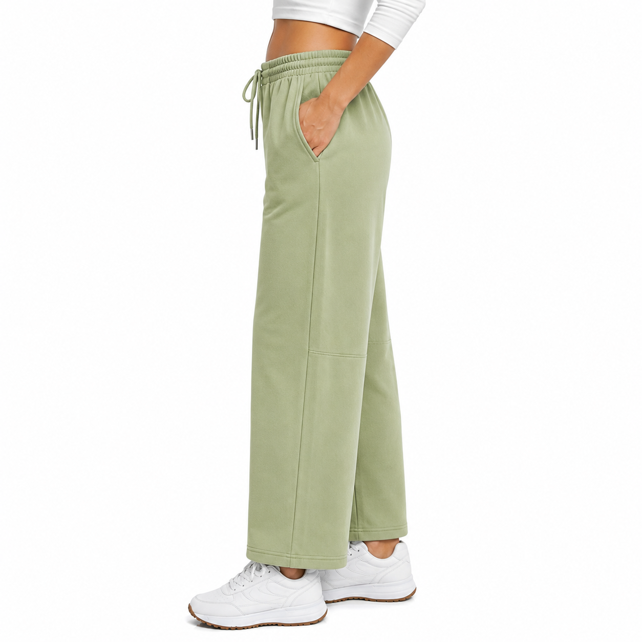 Loose Fit Casual Lounge Pants With Pockets For Women