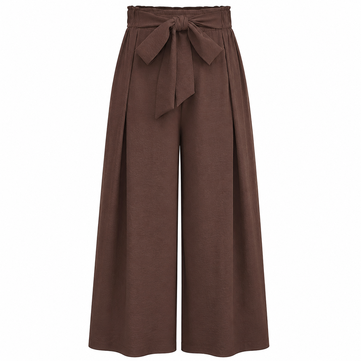 Wide Fit Casual High Rise Work Pants For Women