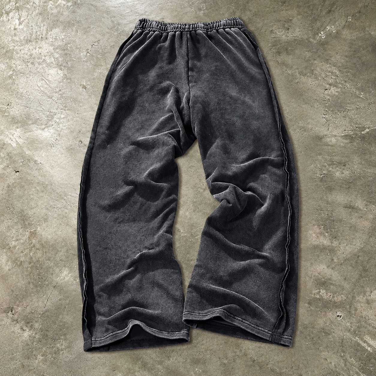 Loose Drawstring Graphic Sweatpants For Men