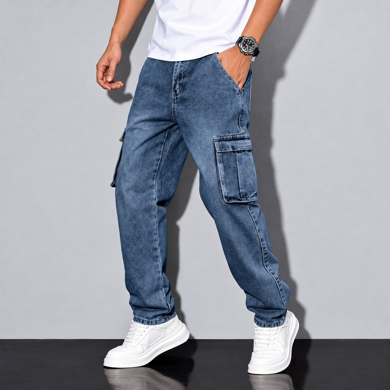 Minimalist Casual Denim Jeans For Everyday Wear For Men