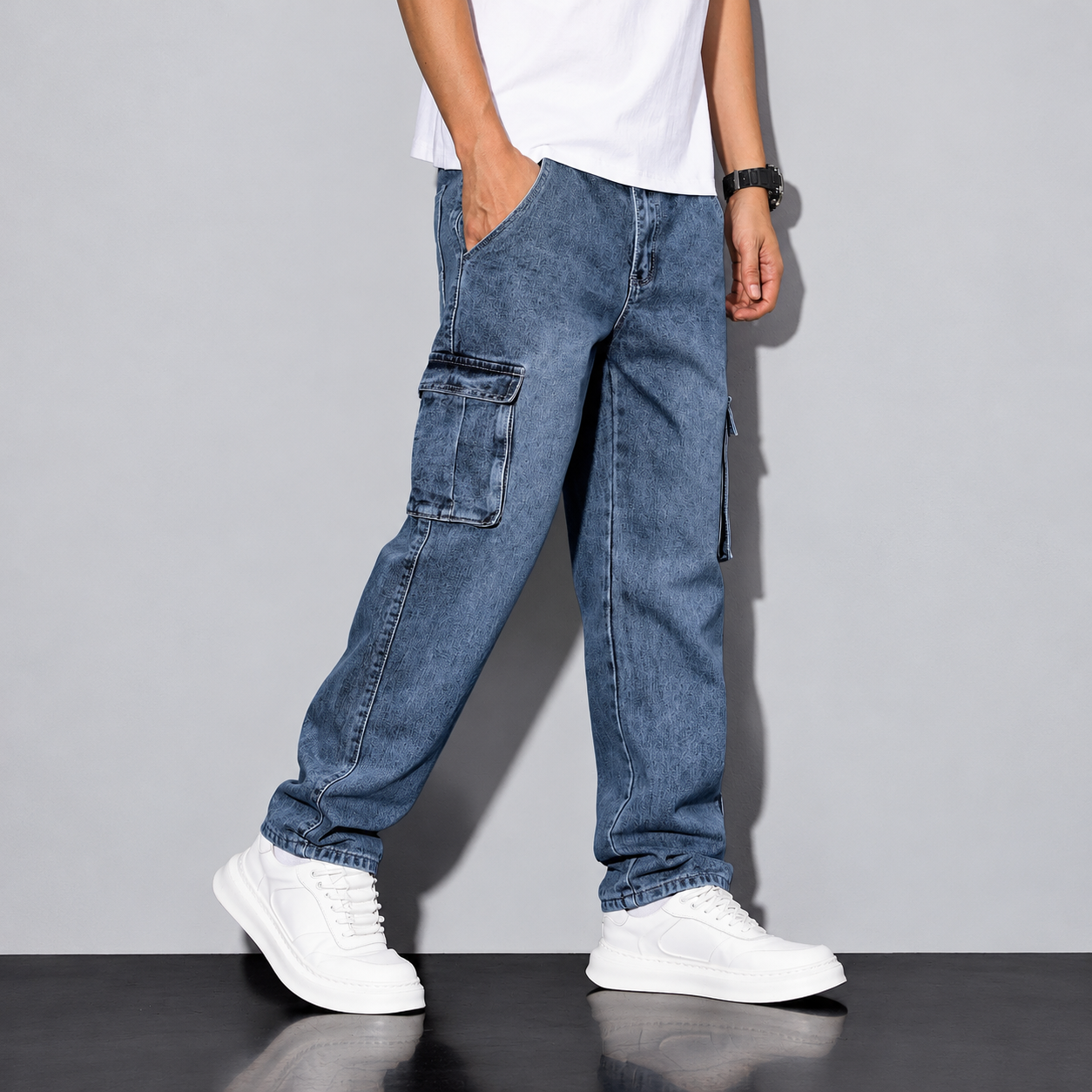 Minimalist Casual Denim Jeans For Everyday Wear For Men