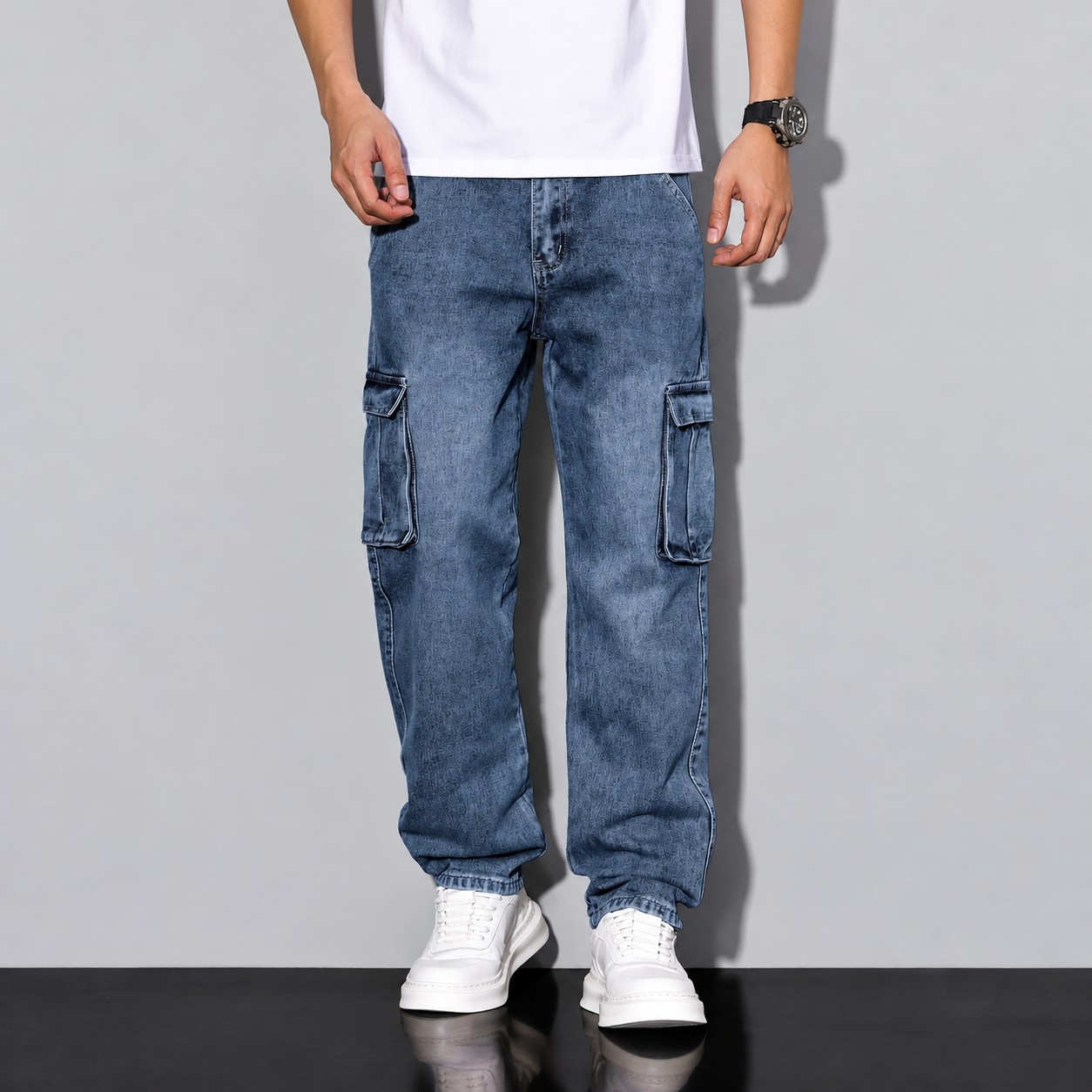 Minimalist Casual Denim Jeans For Everyday Wear For Men