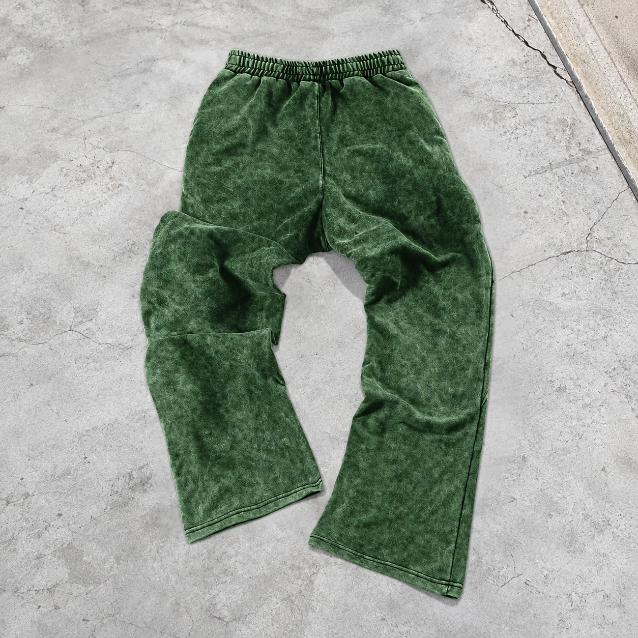 Vintage Acid Wash Casual Jogger Sweatpants for Men