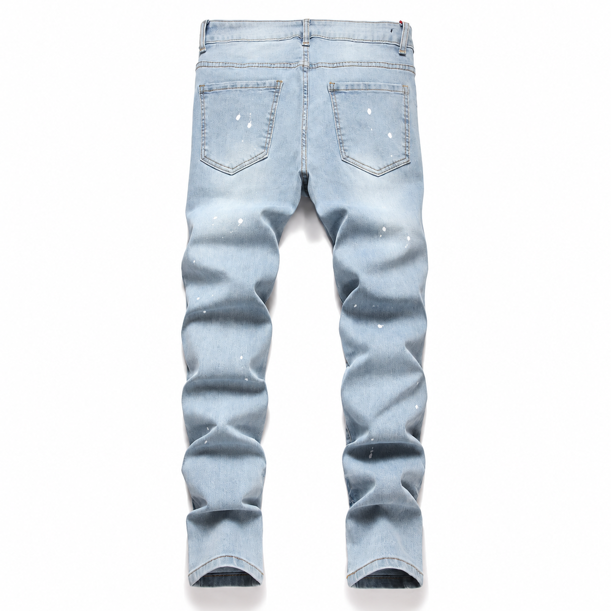 Casual Splatter Ripped Jeans For Men