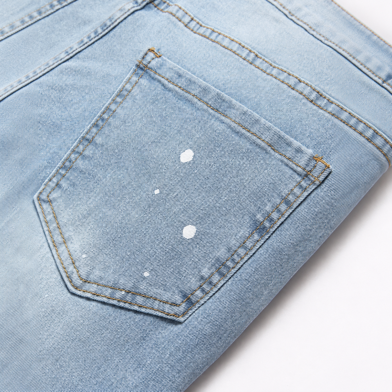 Casual Splatter Ripped Jeans For Men