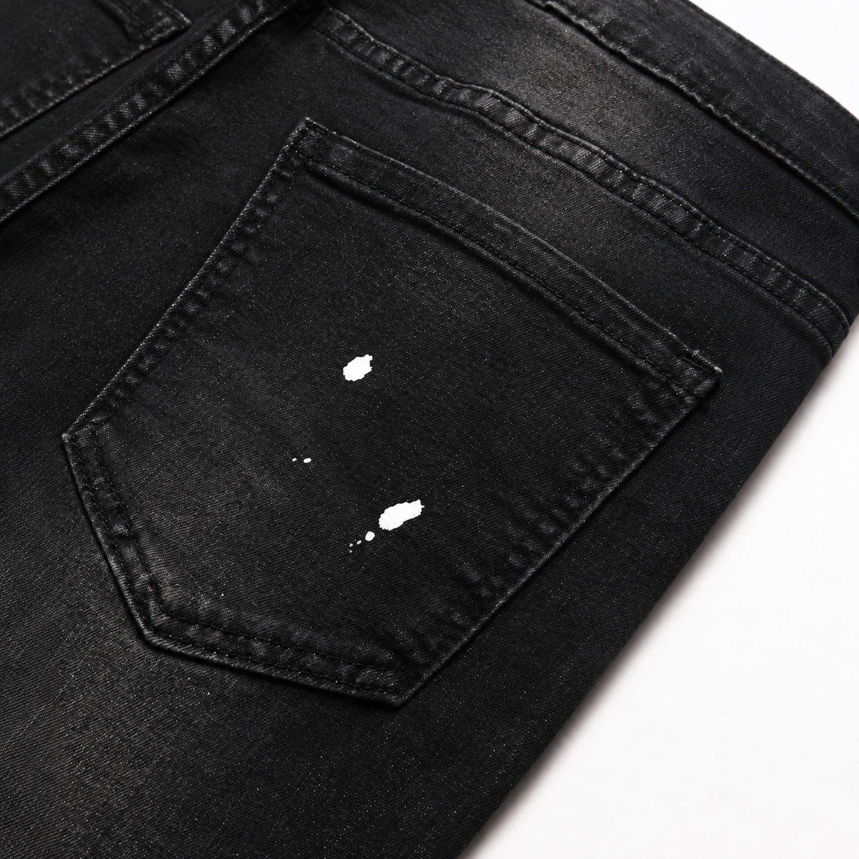 Casual Splatter Ripped Jeans For Men
