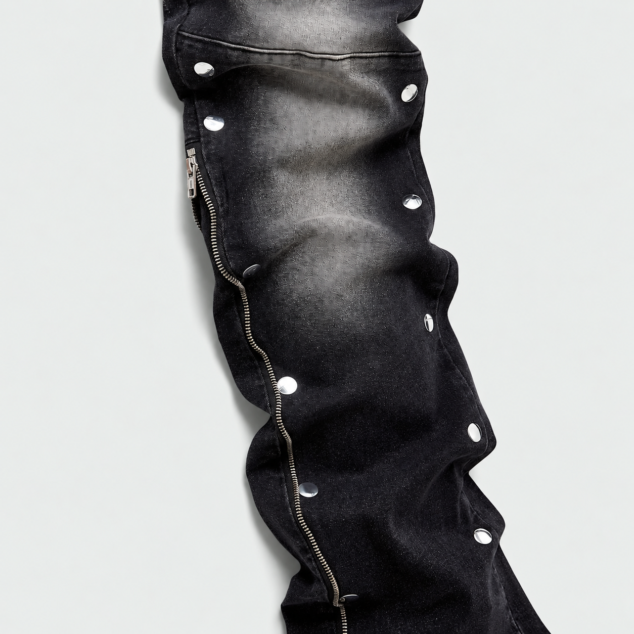 Casual Street Style Zipper Layered Jeans For Men