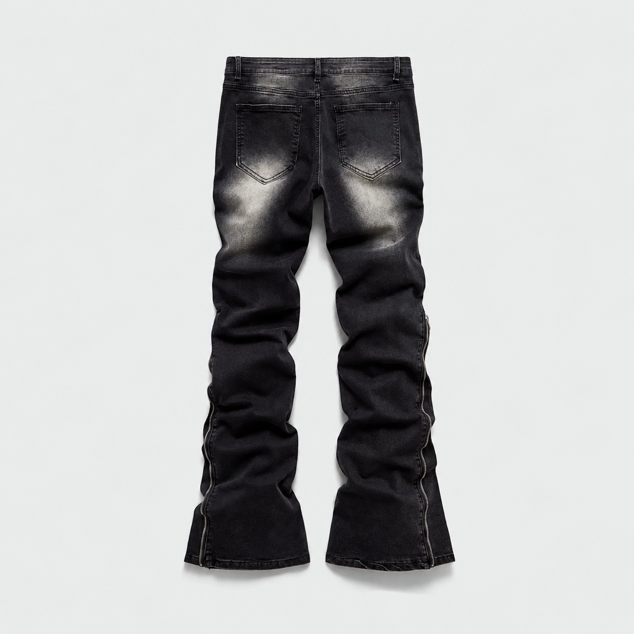 Casual Street Style Zipper Layered Jeans For Men