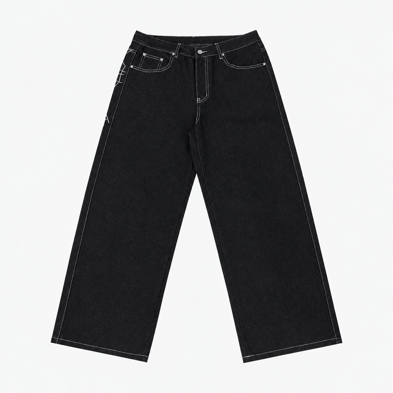 Casual Straight Loose Wide Length Jeans For Men