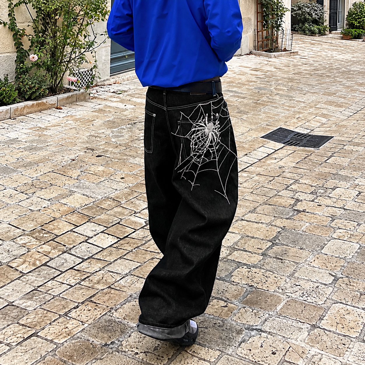 Casual Straight Loose Wide Length Jeans For Men