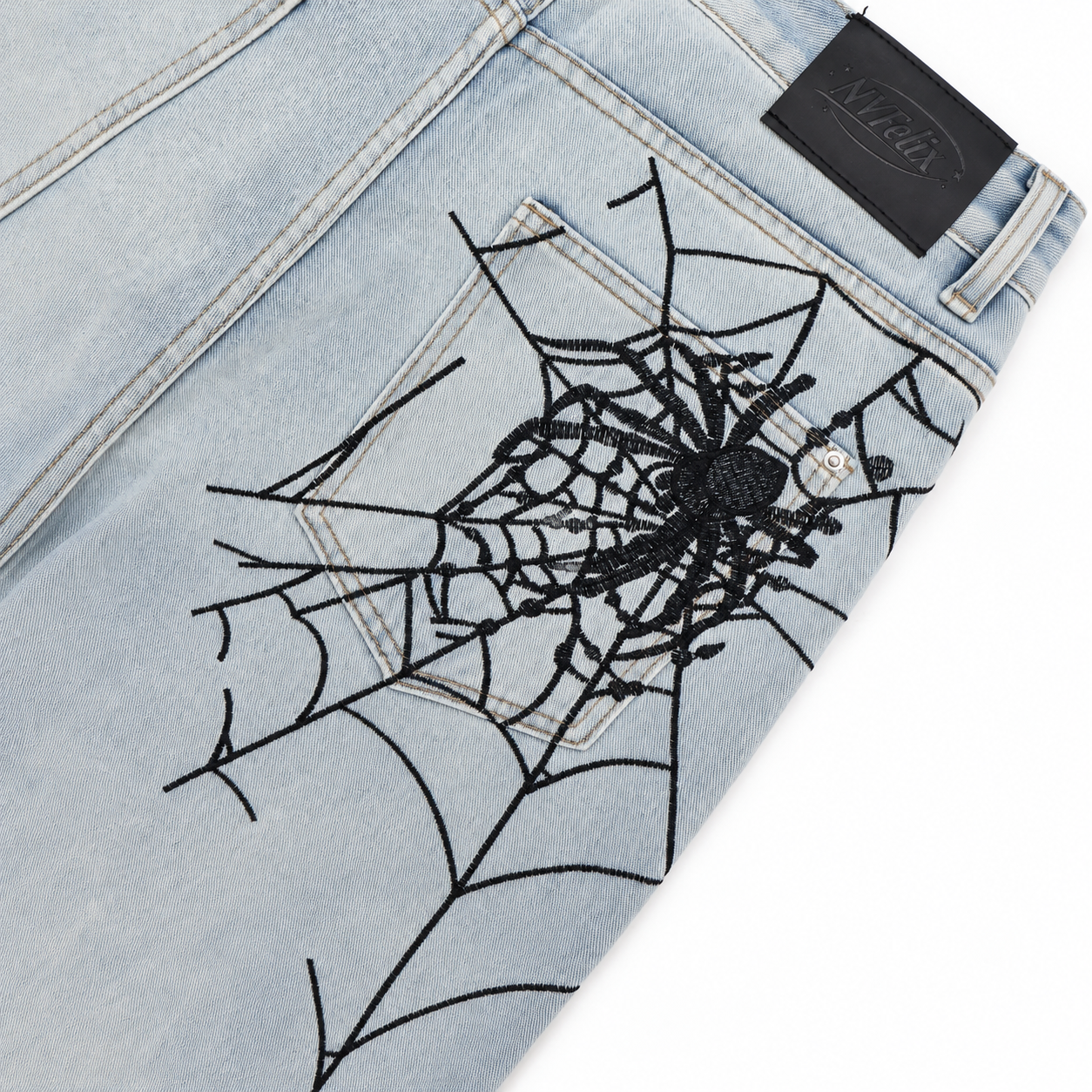 Casual Straight Loose Wide Length Jeans For Men