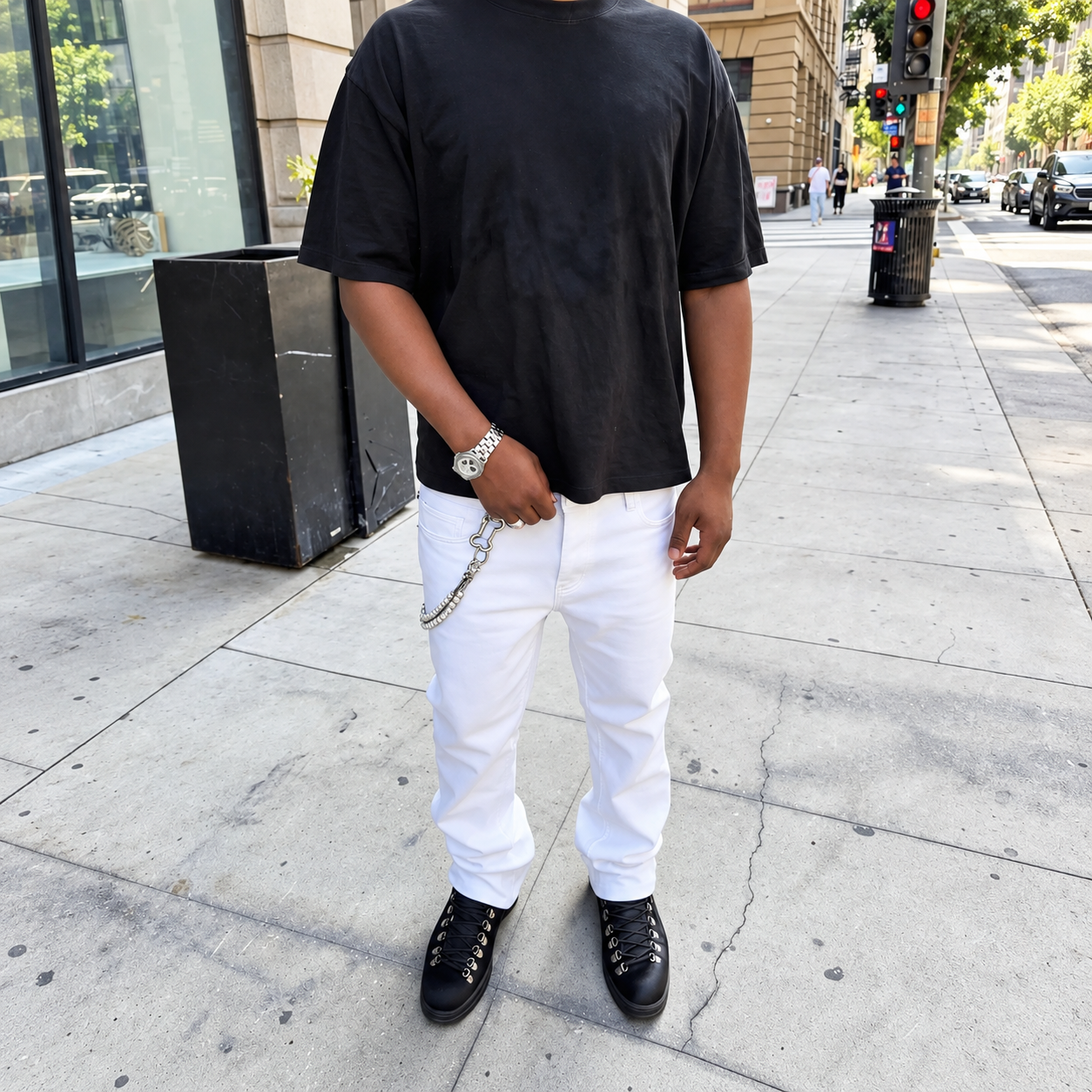 Casual Straight Length Jeans For Men