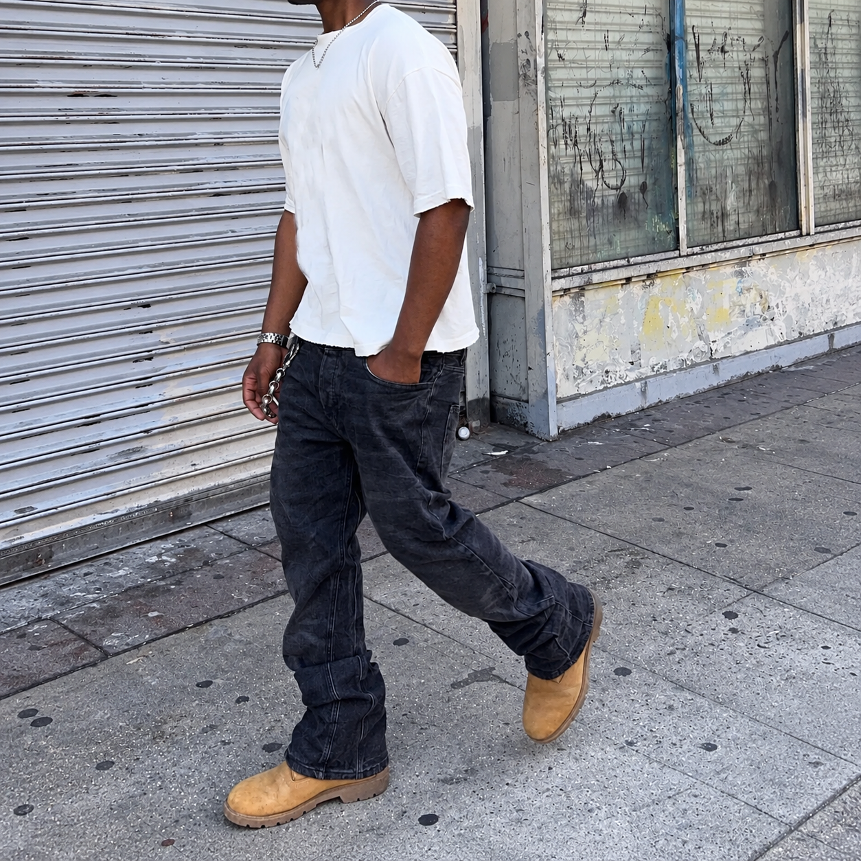 Casual Straight Length Jeans For Men