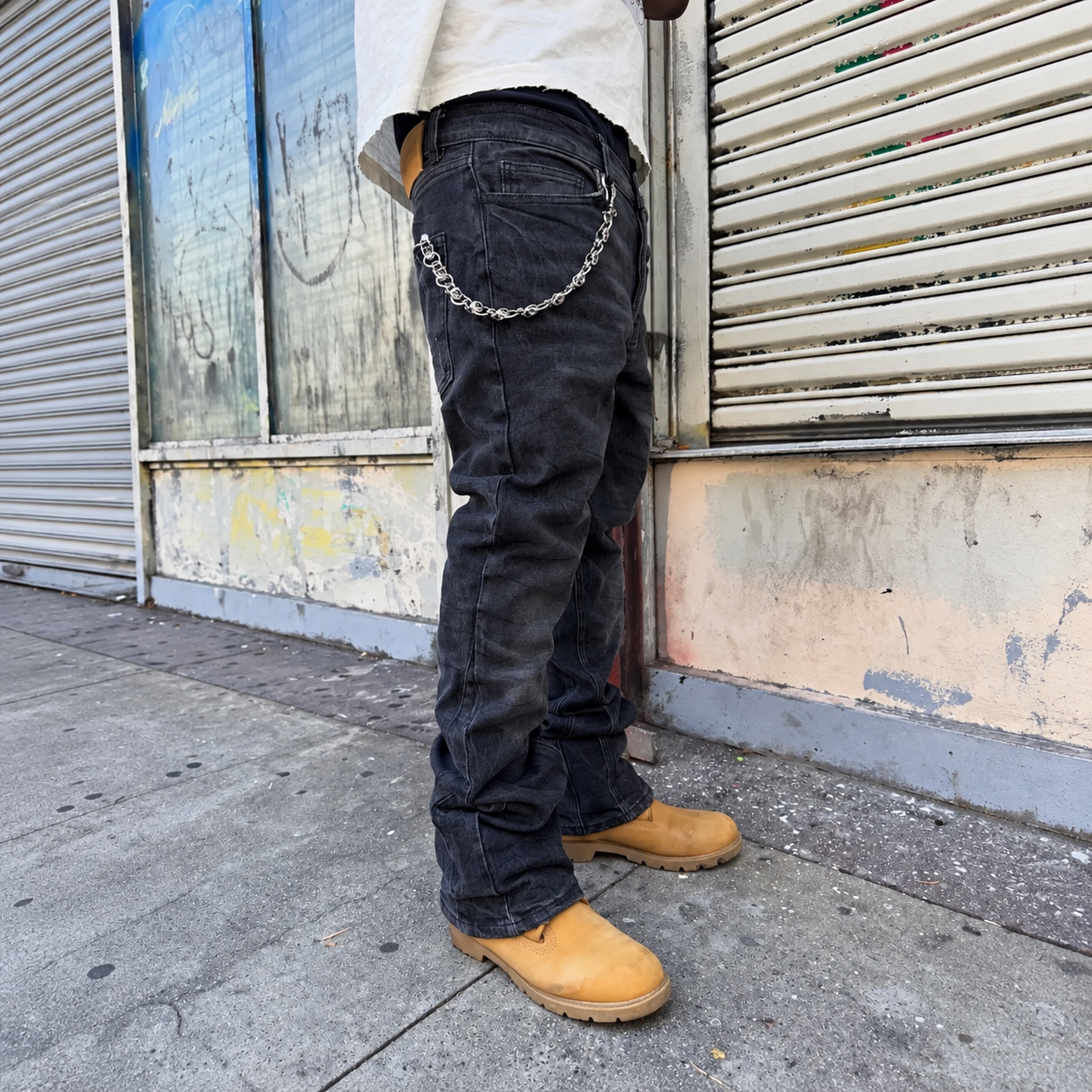 Casual Straight Length Jeans For Men