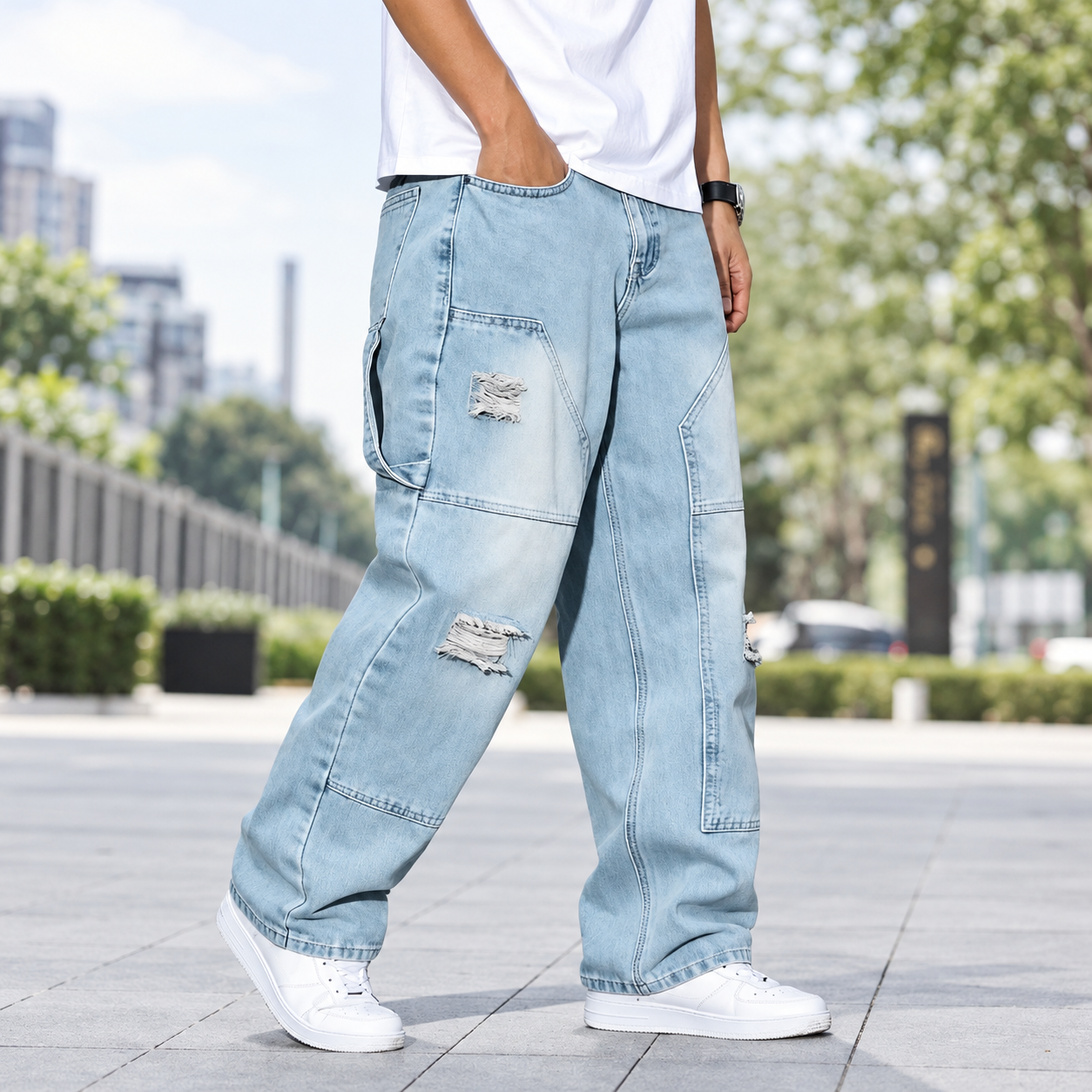 Light Blue · M