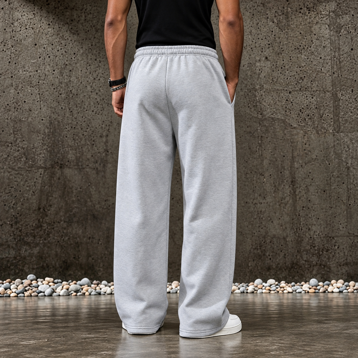 Pack Of 3 Drawstring Casual Sports Pants For Men
