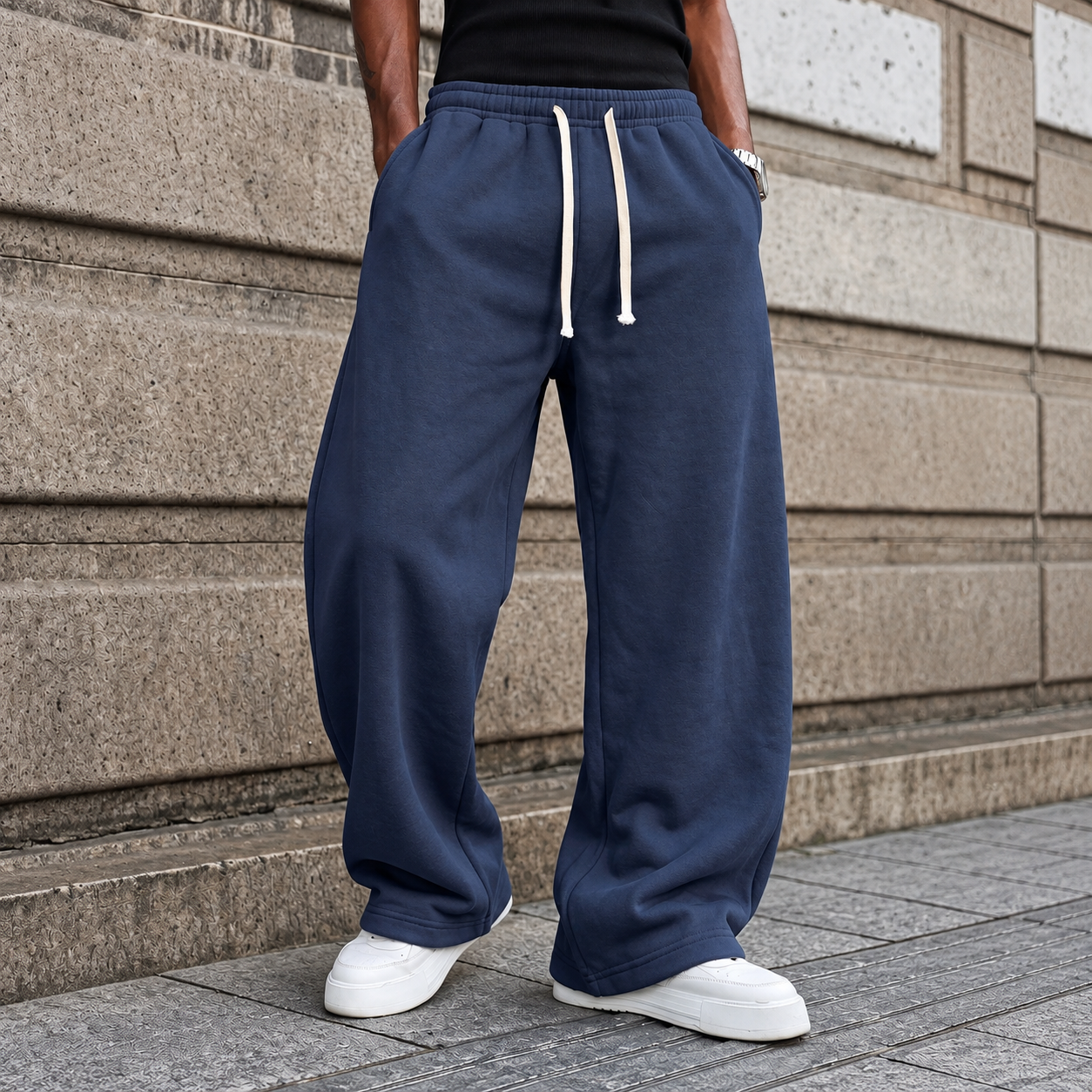 Pack Of 3 Drawstring Casual Sports Pants For Men