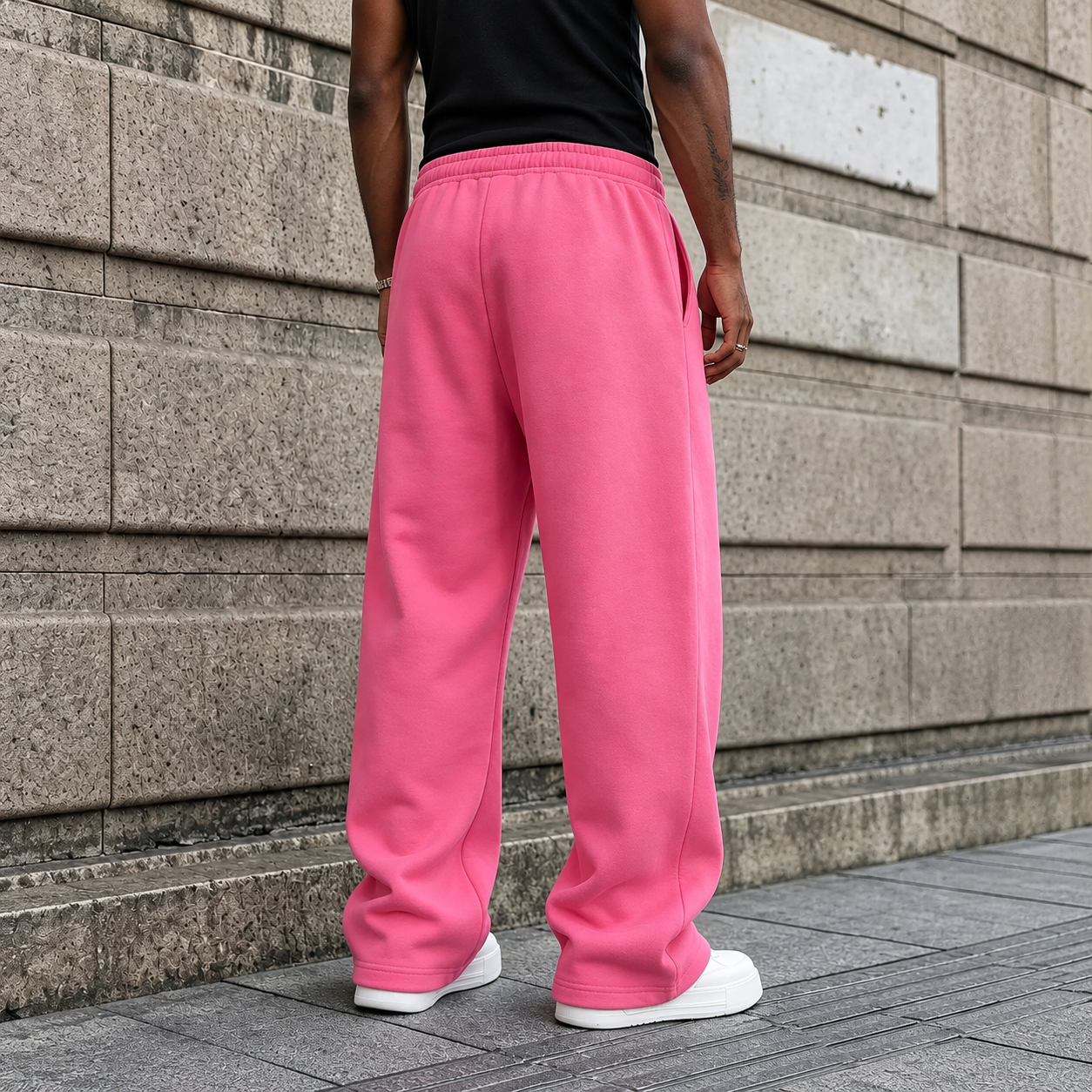 Pack Of 3 Drawstring Casual Sports Pants For Men