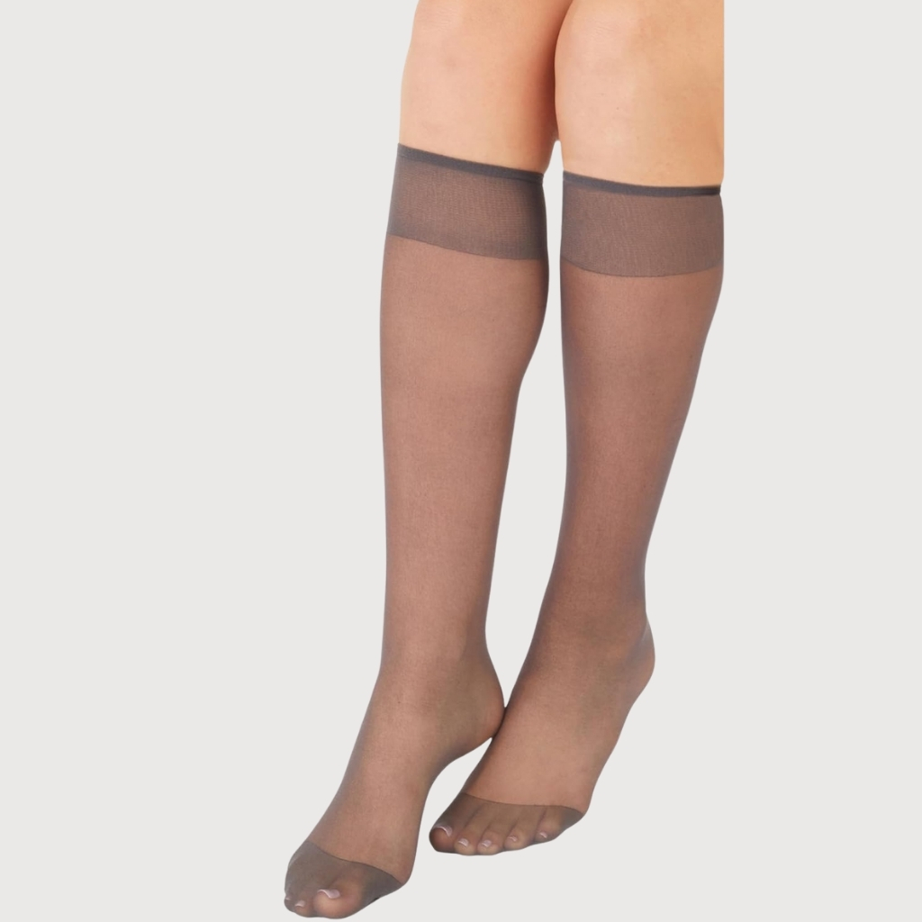 Classic Everyday Stockings With Reinforced Toe