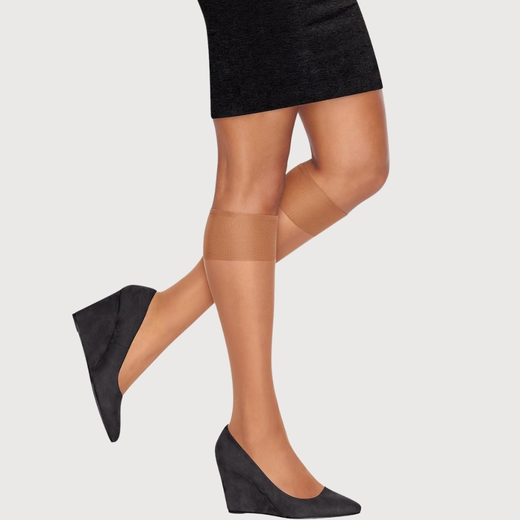 Classic Everyday Stockings With Reinforced Toe