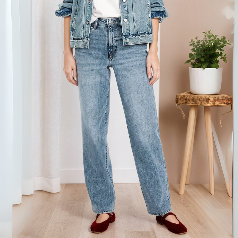 High-Waisted Loose Jeans For Women-My Comfy Pant