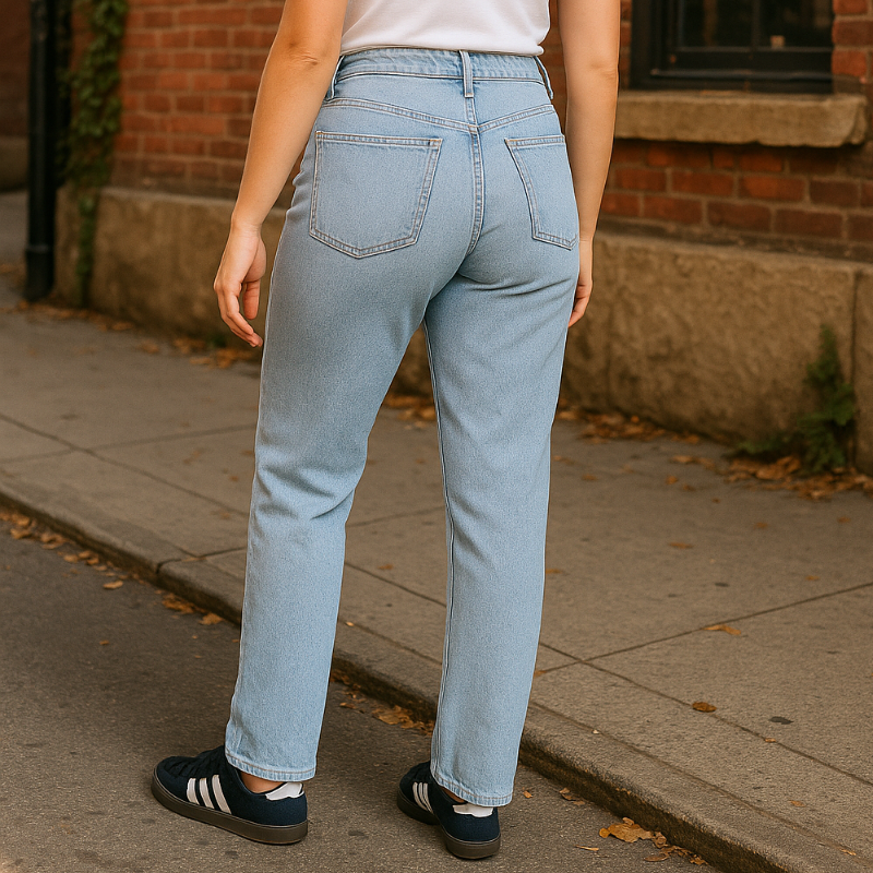 High-Waisted Loose Jeans For Women-My Comfy Pant