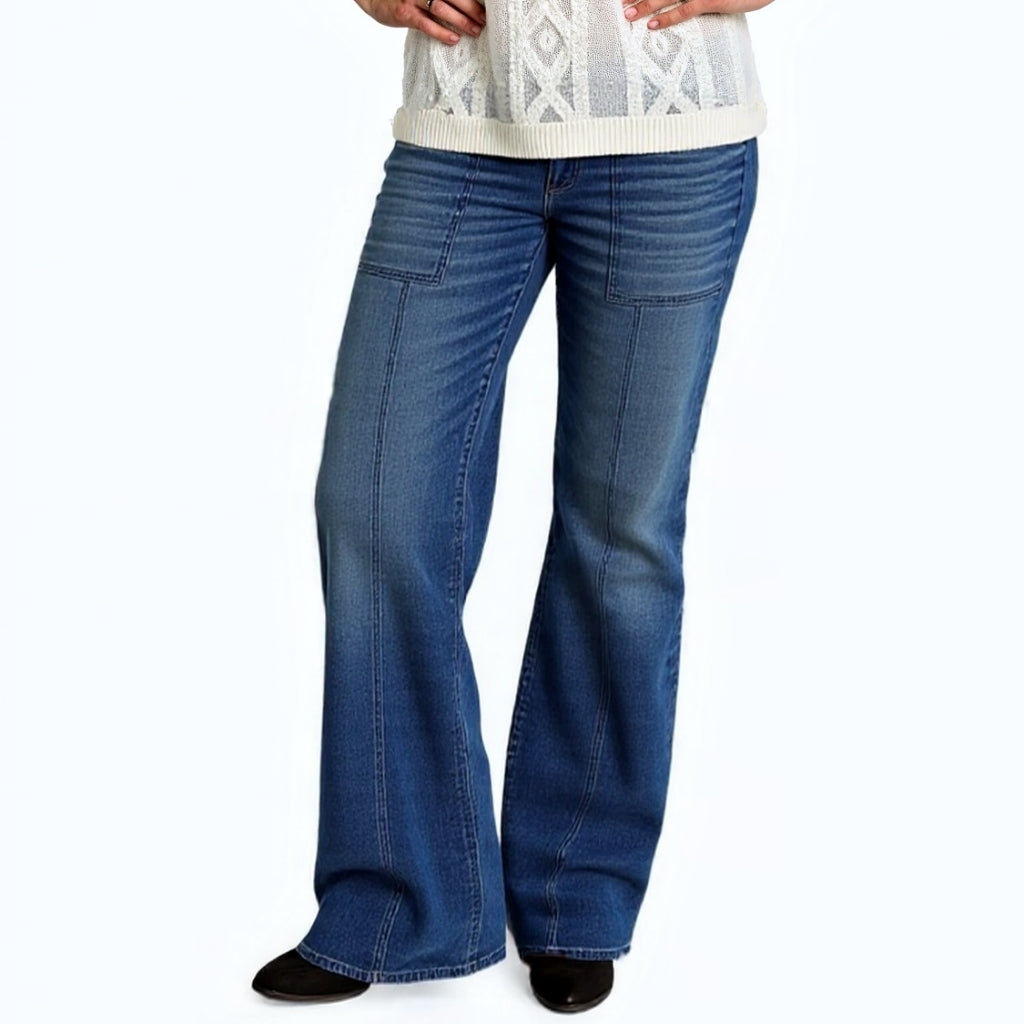 Dreamy Drape Super High-Waisted Baggy Wide-Leg Jean-My Comfy Pant