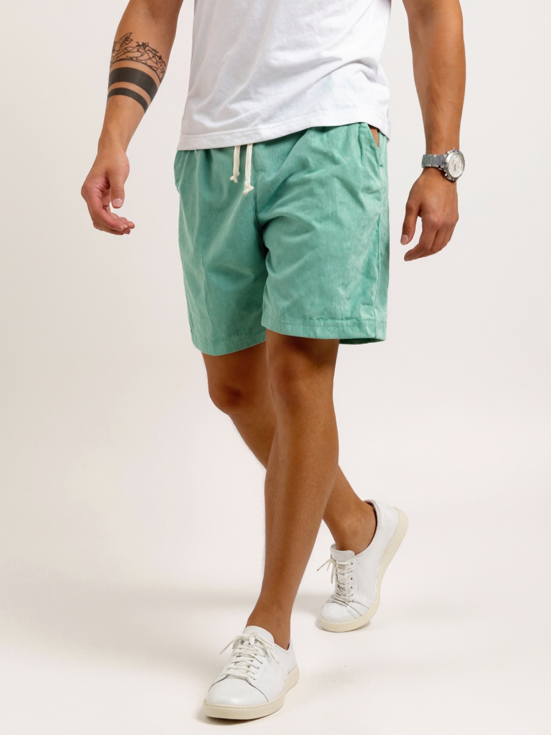 Corduroy Drawstring Lightweight Casual ShortsCorduroy Drawstring Lightweight Casual Shorts - Image 8