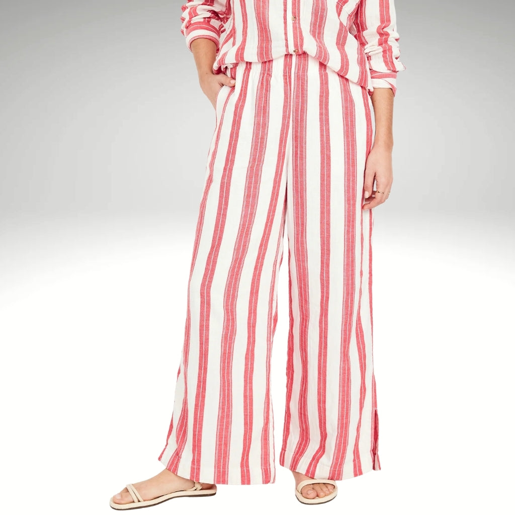 High Rise Crinkle Gauze Wide Pants-My Comfy Pant