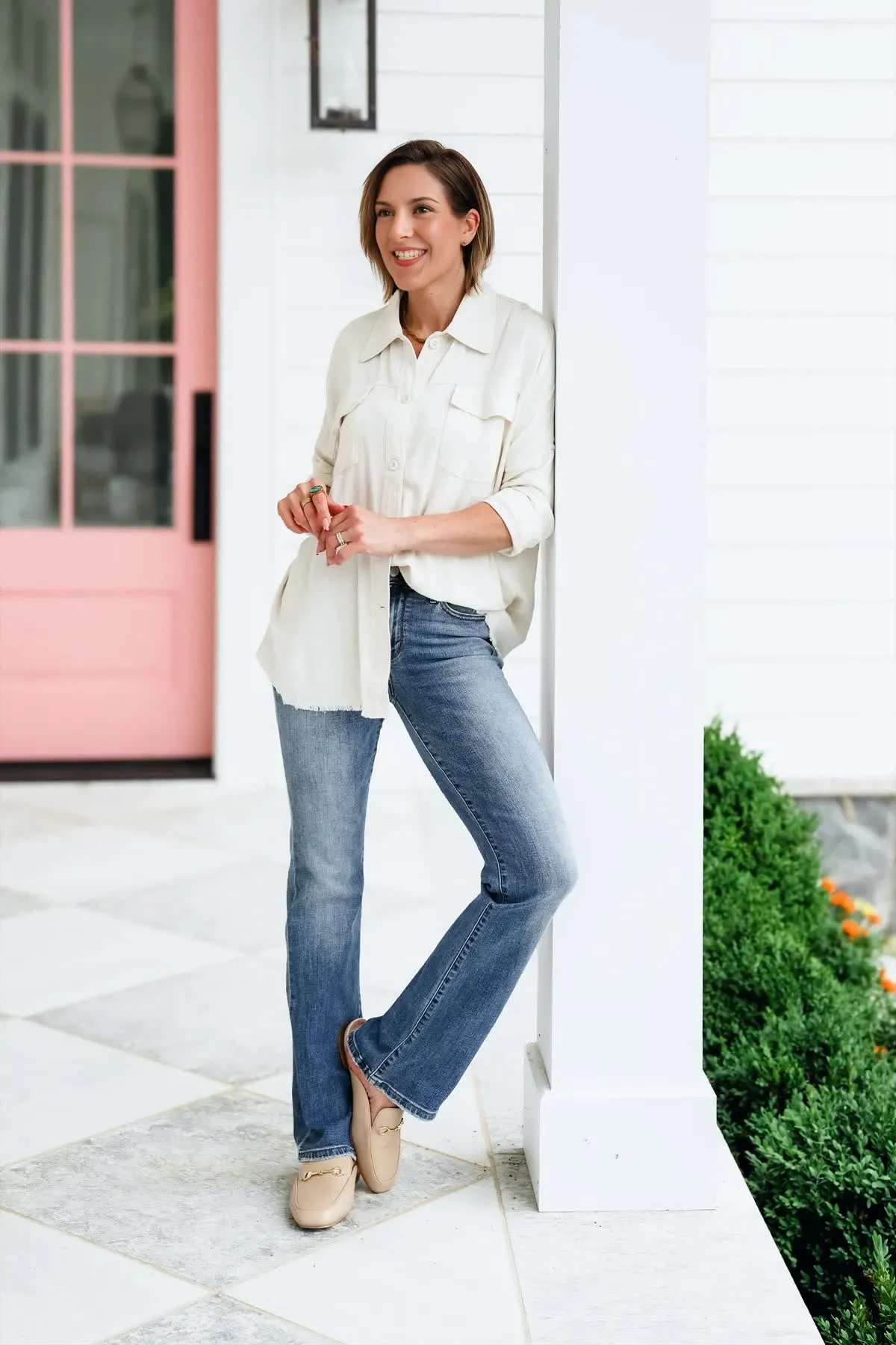 Holy Grail Tummy Control Bootcut JeansComfortable Bootcut Jeans For Women - Image 19