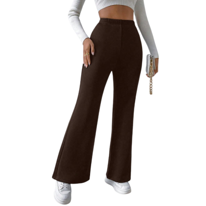 High Rise Flare Leg Thermal Pants-My Comfy Pant