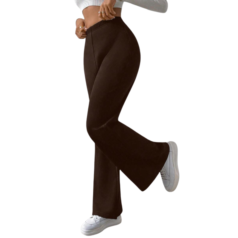 High Rise Flare Leg Thermal Pants-My Comfy Pant