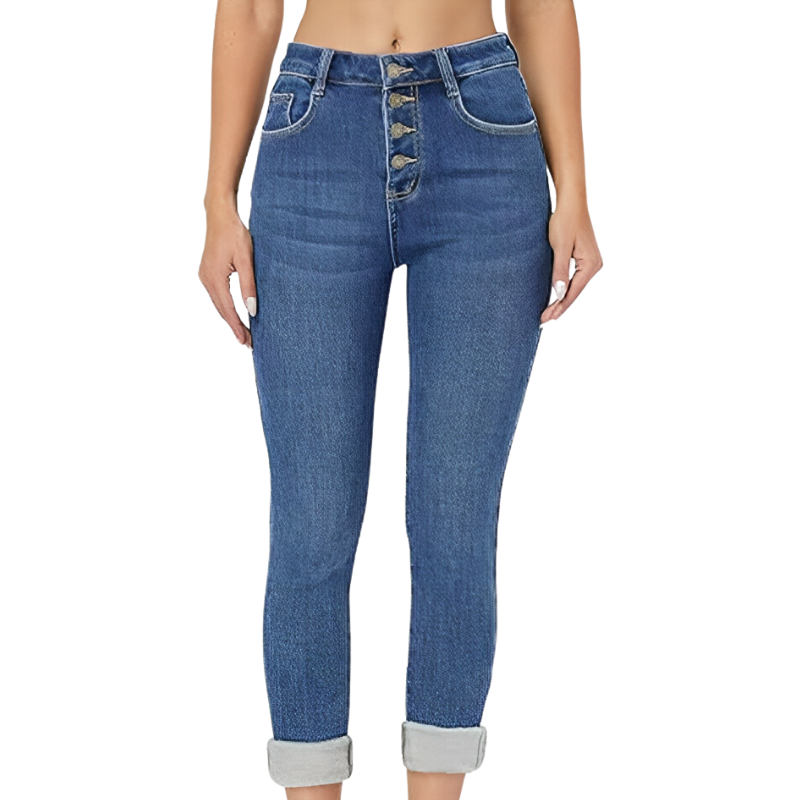 Winter Fleece Lined Stretchable Buttoned Women's Jeggings-My Comfy Pant