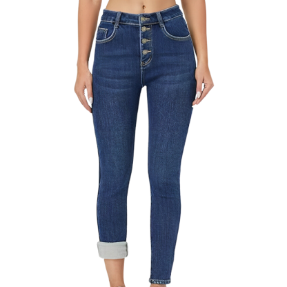 Winter Fleece Lined Stretchable Buttoned Women's Jeggings-My Comfy Pant