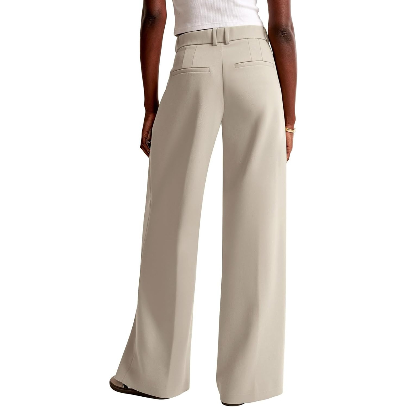 Full Length Comfortable Wide Trousers With Pockets For Women