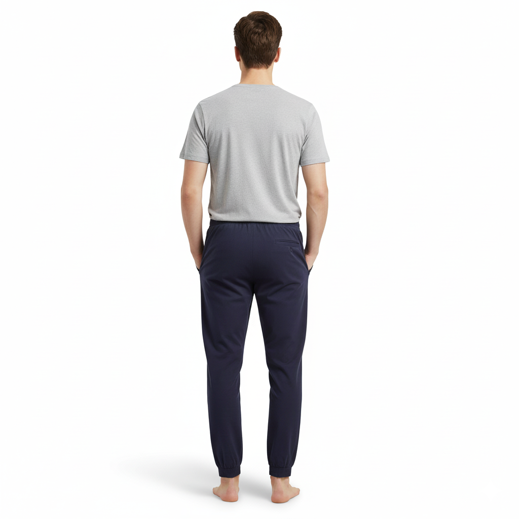 Boys Pull On Jogger Pants With Elastic Waistband