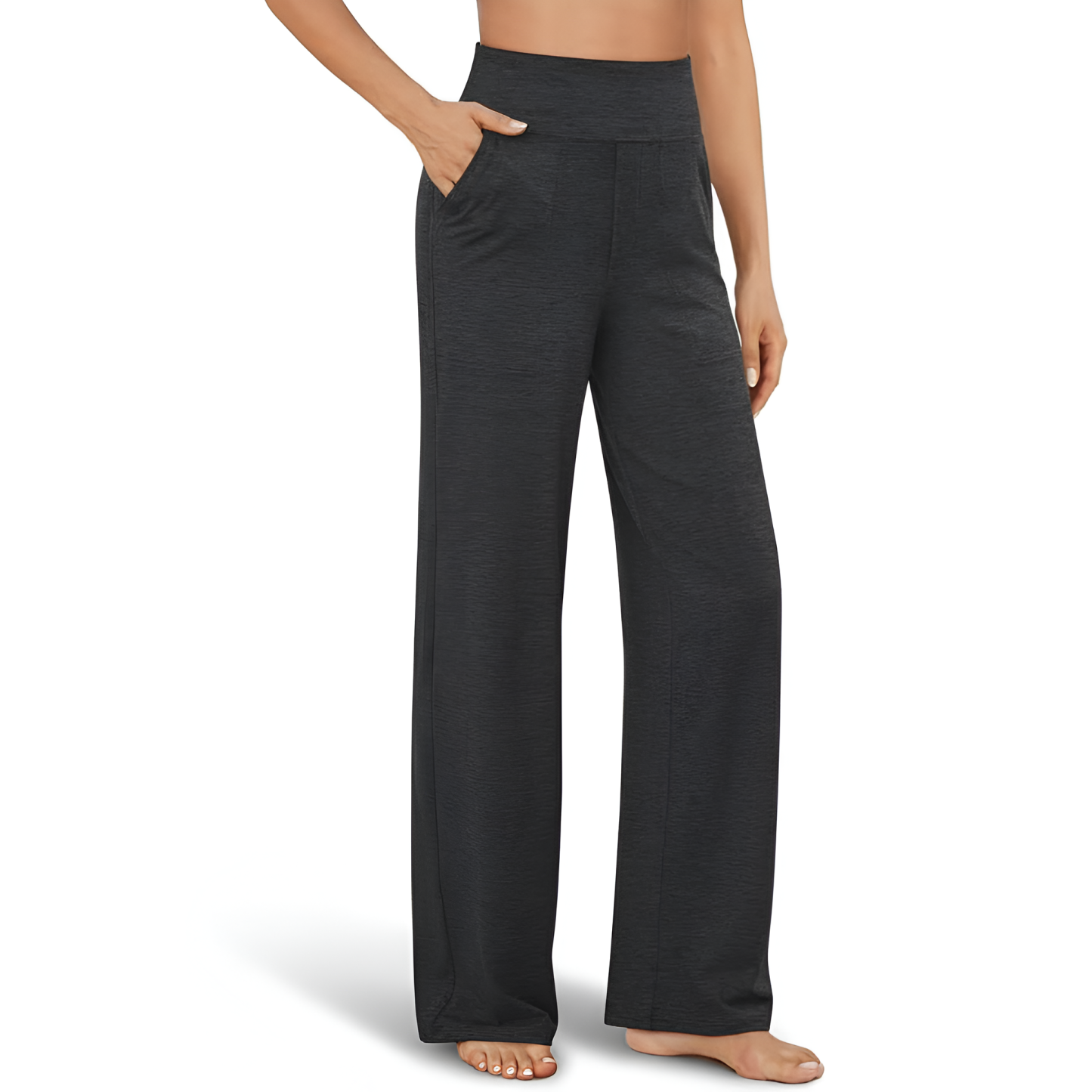 High Waisted Leggings Pockets Stretch Comfort