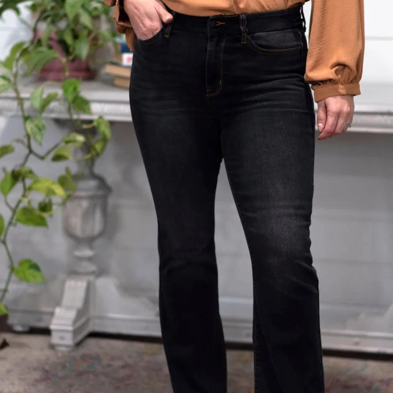 JB High Rise Tummy Control Bootcut Jeans-My Comfy PantJB High Rise Tummy Control Bootcut Jeans - Image 4