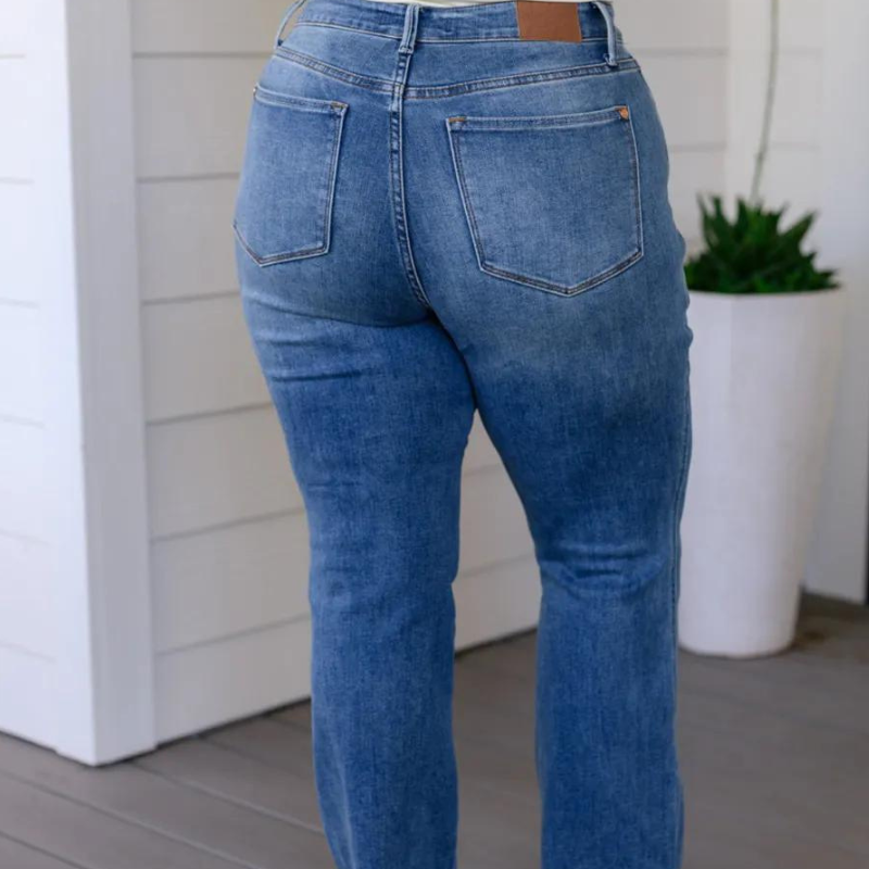 JB High Rise Tummy Control Bootcut Jeans-My Comfy PantJB High Rise Tummy Control Bootcut Jeans - Image 11